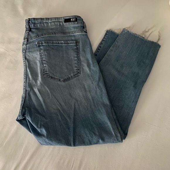 Kut from the Kloth Light Blue Denim Jeans size 14W - Picture 2 of 3